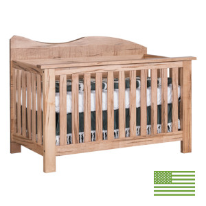 Amish 4 in 1 Convertible Baby Crib - Preston